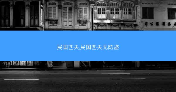 民国匹夫,民国匹夫无防盗
