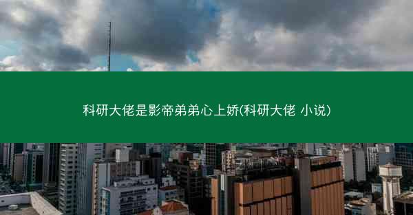 科研大佬是影帝弟弟心上娇(科研大佬 小说)