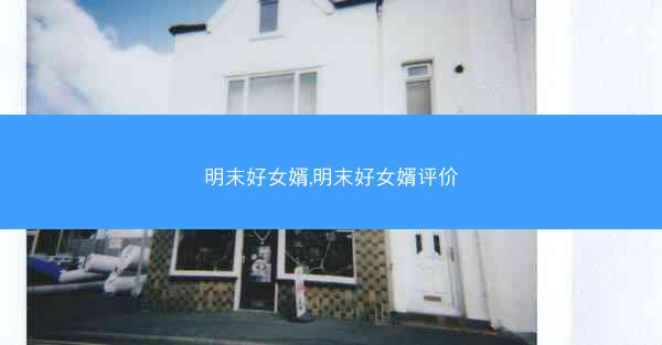明末好女婿,明末好女婿评价 明末好女婿,明末好女婿评价