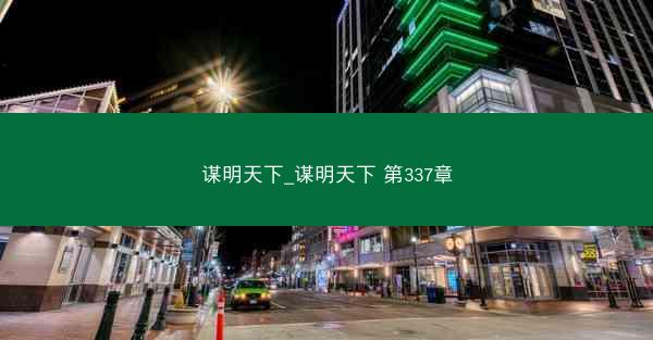 谋明天下_谋明天下 第337章