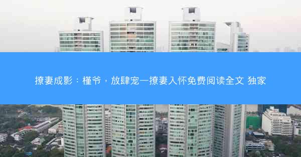 撩妻成影：槿爷，放肆宠—撩妻入怀免费阅读全文 独家
