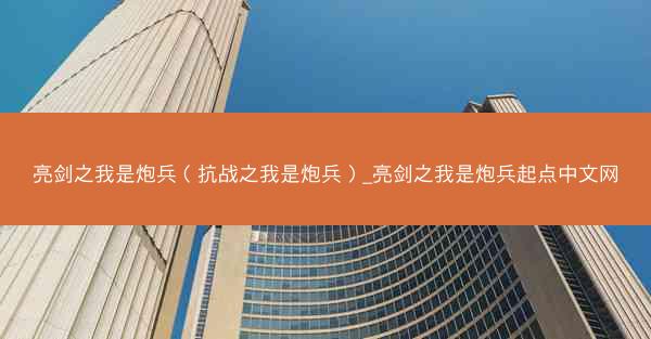 亮剑之我是炮兵（抗战之我是炮兵）_亮剑之我是炮兵起点中文网