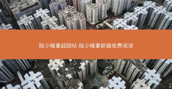 陆少暖妻超甜哒-陆少暖妻新婚免费阅读